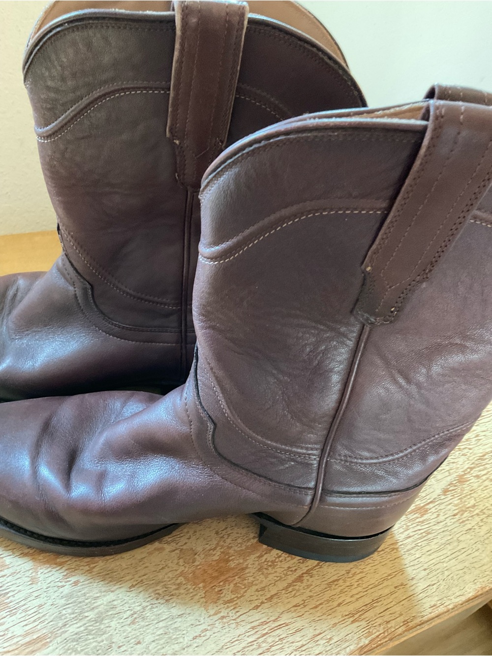 Tecovas pull on western boots